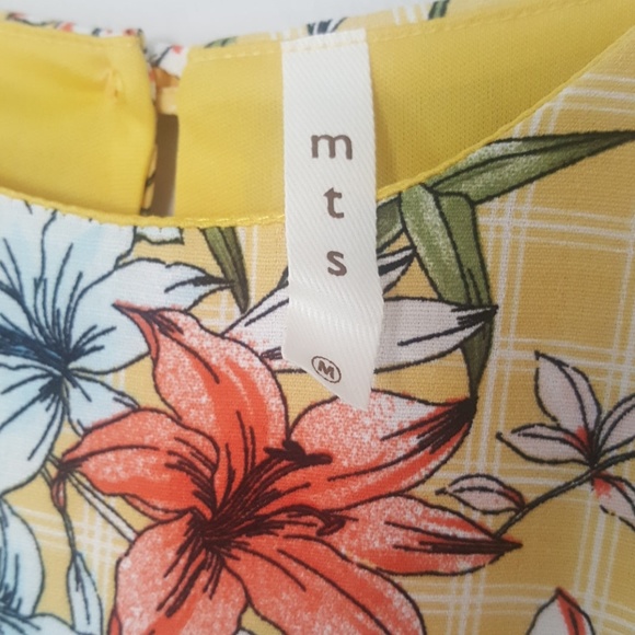 1 left! Yellow floral dress - Picture 4 of 8